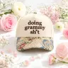 Doing Grammy Sh*t Floral Embroidered Cap