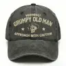 Grumpy Old Man Approach With Caution Washed Hat