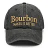 Bourbon Makes It Better Washed Hat
