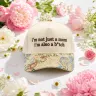 Funny Floral Brim Mom Quote Cap