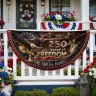 Custom Family Name 250 Years of Freedom Semicircular Flag