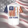 America 250 We The People Baseball Jersey White