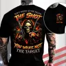 Gen X Custom Birth Year Skull Shirt – The Shot You Were Not The Target