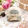 Born To Be A Baby Girl Funny Floral Hat