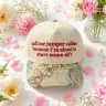 Call Me Jumper Cables Floral Embroidered Cap