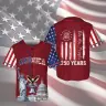America 250 Years We The People Baseball Jersey Red