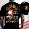 Gen X Custom Birth Year Skull Shirt –  Cup Of Fuckoffee Graphic Tee