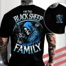 Gen X Custom Birth Year Skull Shirt – l'm The Black Sheep of The Family Graphic Tee