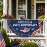 America 250th Anniversary Semicircular Flag