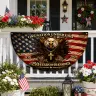 One Nation Under God 250 Years of Blessings Semicircular Flag